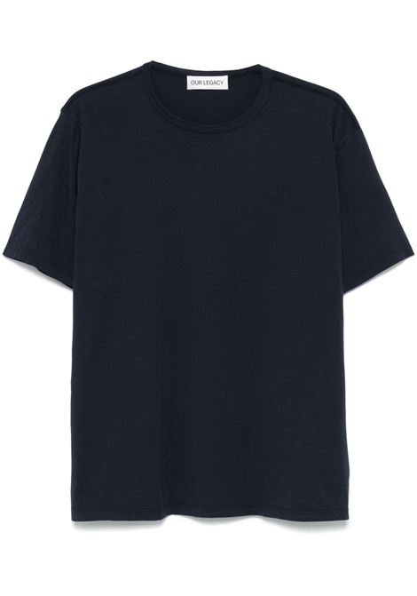 t-shirt box fit uomo blu OUR LEGACY | M2256NA